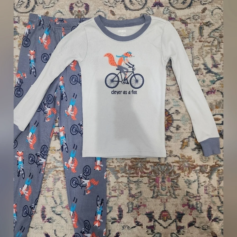Gymboree, Fox, Pajamas Set, Long Sleeves, sz 6